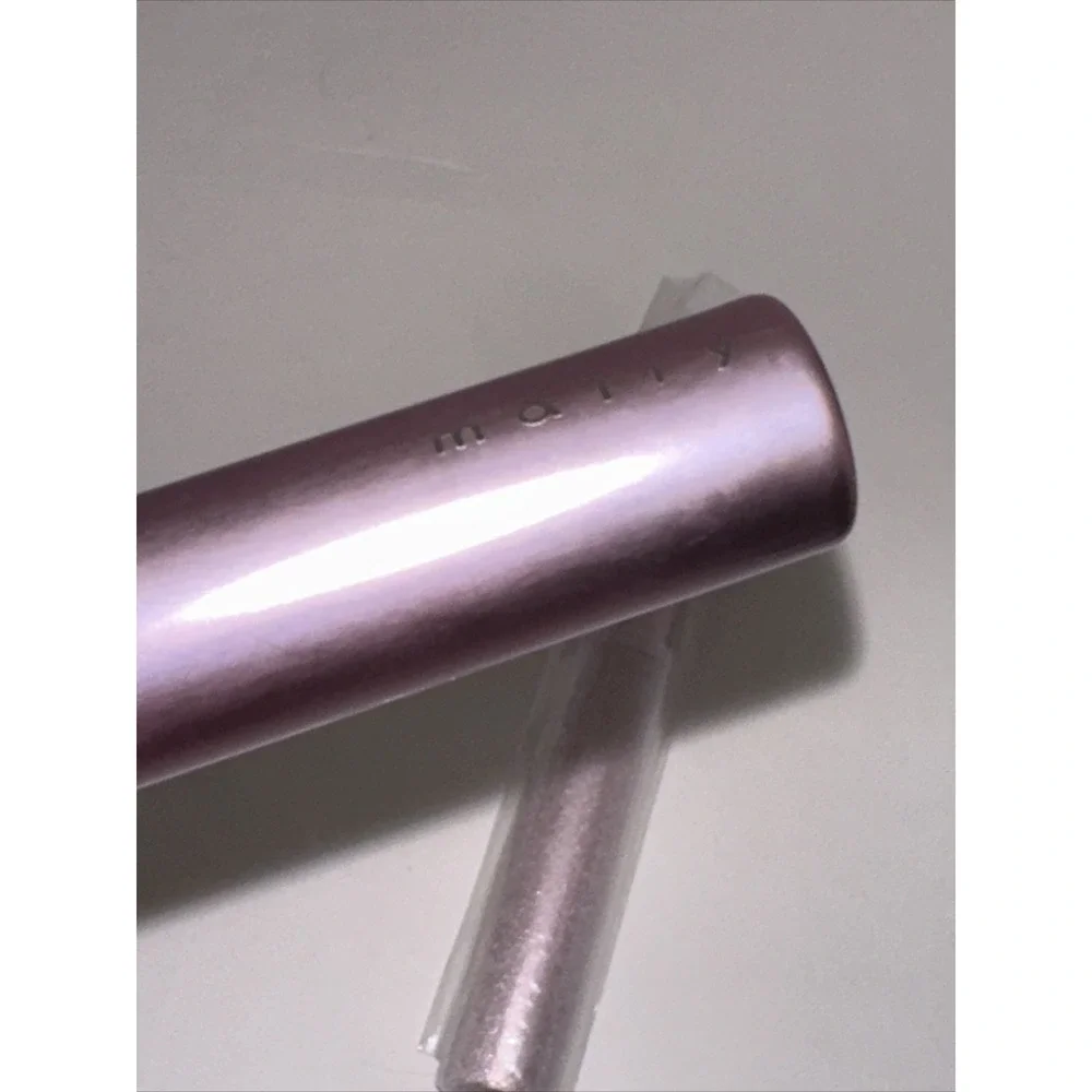 Mally Beauty Makeup Brush Set 2 Piece Metallic Pink Mauve Powder Blush Brushes